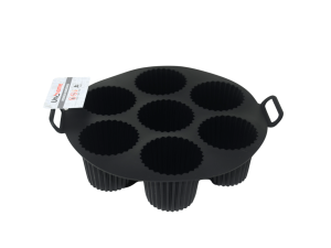 Forma de silicone para doces, cupcake - preto - unihome