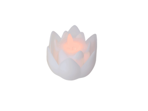 Vela de led design de flor - multiart