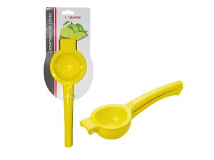 Espremedor de limão manual em inox - amarelo - unihome