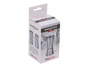 Dosador duplo de bebidas em inox - (25ml) -  unygift