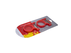 Descascador de alimentos com duas unidades manual - wellmix