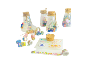 Conjunto de  potinho com mini fitas adesivas - mj-j24613-67