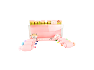 Marca texto colorido com 6 unidades de cenourinhas - mj-xc017