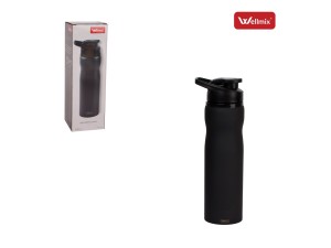 Garrafa inox preta 750 ml – wx11411
