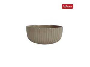 Bowl ceramica bege 12cm wg18499-wellmix 