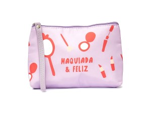 Necessaire pequena rosa - maquiada e feliz - frio02 - QUALIS