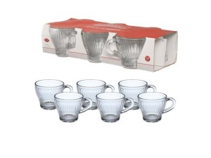 Jogo com 6 xícaras para café ou chá - linha morocco  230 ML - JGCH049  - HAUSKRAFT