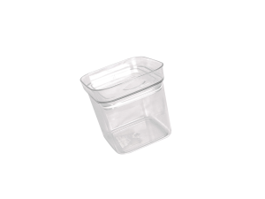 Pote hermetico 500ml transparente para mantimentos - WX1358 - WELLMIX