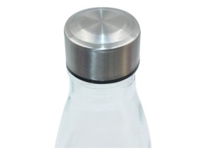 Garrafa de Vidro H2O 1L – BRYZ-14058 Brilho de Diamante