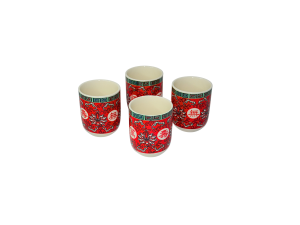 Caneca decorativa ou para café e chá pequena estilo japonesa 150ml - cn30b - MULTIART