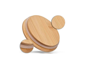 Pote de vidro 1,6 litros hermético com tampa de bamu - CA09933 - CASITA