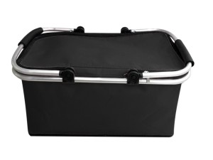 Cesta térmica dobrável preta com alças  - ca15073 - CASITA