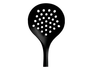 escumadeira de Silicone Preta  28cm SQ-415