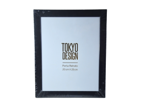 Porta retrato preto em metal (20x25cm)  - tokyo design