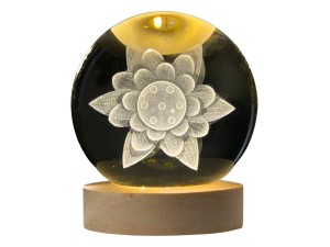 Luminária de Vidro Globo Flor – AP7814WL-8HH 