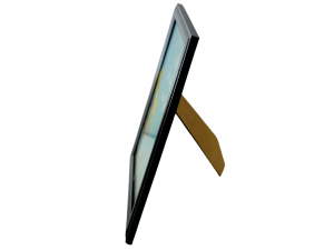 Porta retrato 20x25cm cinza - brisa  artes