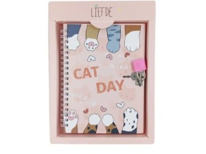 Diário de Papel com Cadeado 45 Folhas – HA73729 