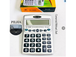Calculadora eletrônica a pilha aa – mj-1048b