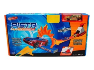 Pista de Corrida com Lançador de carrinhos radical – WB12259 - Well Kids 