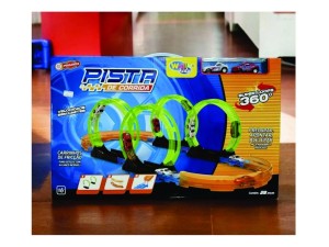 Pista  de Corrida maluca pra carrinhos  Four Laps – WB12223 -  Well Kids 