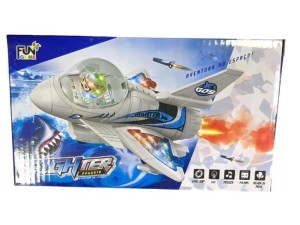  Avião Foguete Tubarão Automático Fighter – CP117659 Fun Game 