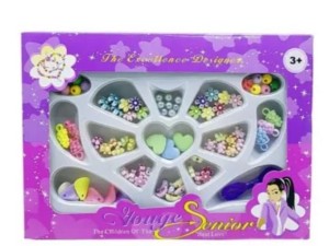 Kit para Montagem de Pulseira ou Colar BA-11473 | Artesanato e Criatividade para Crianças

