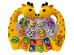 Piano Musical Infantil com Animal CP069003 | Sons e Diversão para Crianças

