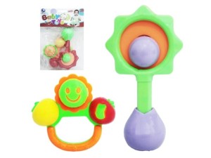 Kit Chocalho com 2 Peças - Baby Toys