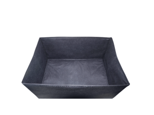 Caixa organizadora (28x40x20cm) em pano multiuso - milk