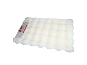 Tapete para quarto, sala (40x60) felpudo branco - clink