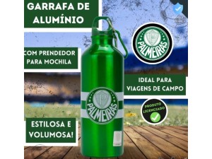 Garrafa de Alumínio Palmeiras 500ml – QH060B-3 Mileno 