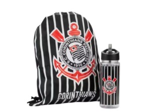 Squeeze Plástico com Bolsa Corinthians 450ml – EAS026-1 Mileno