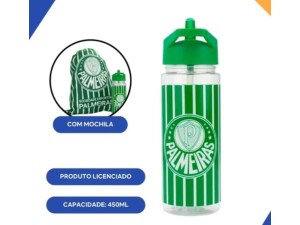 Squeeze Plástico com Bolsa Palmeiras 450ml – EAS026-3 Mileno 