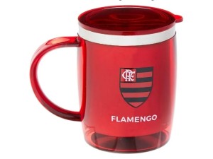 Caneca c/ Tampa Flamengo 450ml – QH002AZ-5