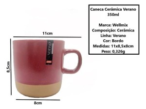 Conjunto 4 Canecas Verano Fendi 120ml – WX17961 