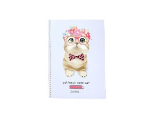 Caderno espiral com pauta – yp8504