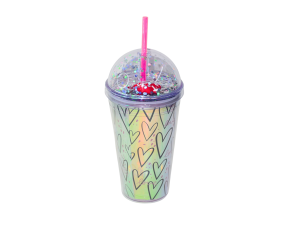 Copo holográfico teen com glitter - multiart