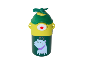 Mini garaffa divertida com mini catavento para crianças - golden