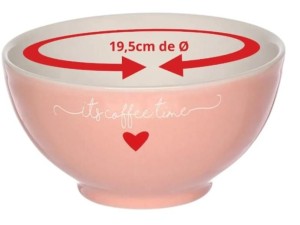 Bowl Red Rosa Lamour 440ml – PCLN173/RS Hauskraft