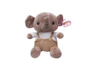 Elefante de Pelúcia com Roupa 24cm – CH2115 