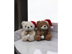 Urso de Pelúcia com Gorro 24cm – 88H-24007-22 