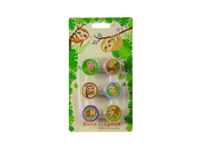 Carimbos divertidos para crianças - bicho preguiça