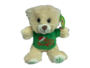 Urso de Pelúcia Natal 14x18cm – NT029-17 Tuka Toy 