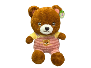 Urso de Pelúcia com Macacão 18x20x35cm – 88-23107-38 Tuka Toy 