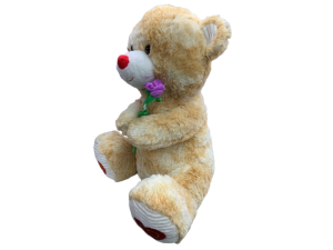 Urso de Pelúcia com Flor 25x44x55cm – CH2532 Sunn Toys 