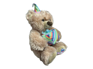 Urso de Pelúcia com Dado na Mão 18x26x30cm – 88H-24040-32 Tuka Toy 
