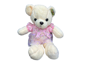 Urso de Pelúcia com Vestido 20x10x48cm – 0699-74 Tuka Toy 