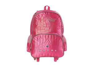 Mochila de Carrinho Princesas Mágicas com Luzes 30x45cm – PR25042K Up Importação e Exportação Ltda
