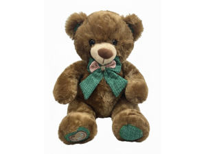 Urso de Pelúcia com Laço 32X17X27CM – 66-6651-30 Tuka Toy 