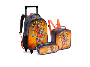 Kit escolar para meninos - kitsune - seanite